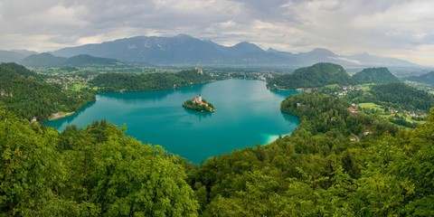 bled lake in slovenia