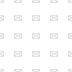 mail icon pattern seamless white background