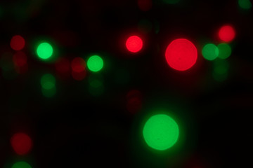 Bokeh lights on the background