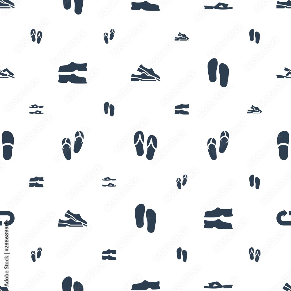 Poster flip icons pattern seamless white background