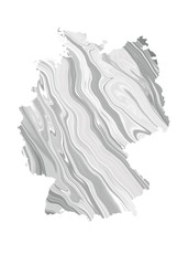 Landkarte Deutschland Umriss Marmor