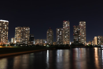 Fototapeta na wymiar 横浜の夜景（神奈川県）