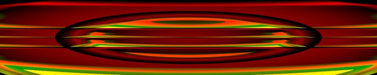 Digital art, panoramic abstract objects (20000 x 4000 Pixels), Germany