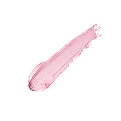 Makeup smudge textured isolated on white background