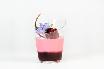 Mini canapes for refreshments at banquets receptions catering on a white background.