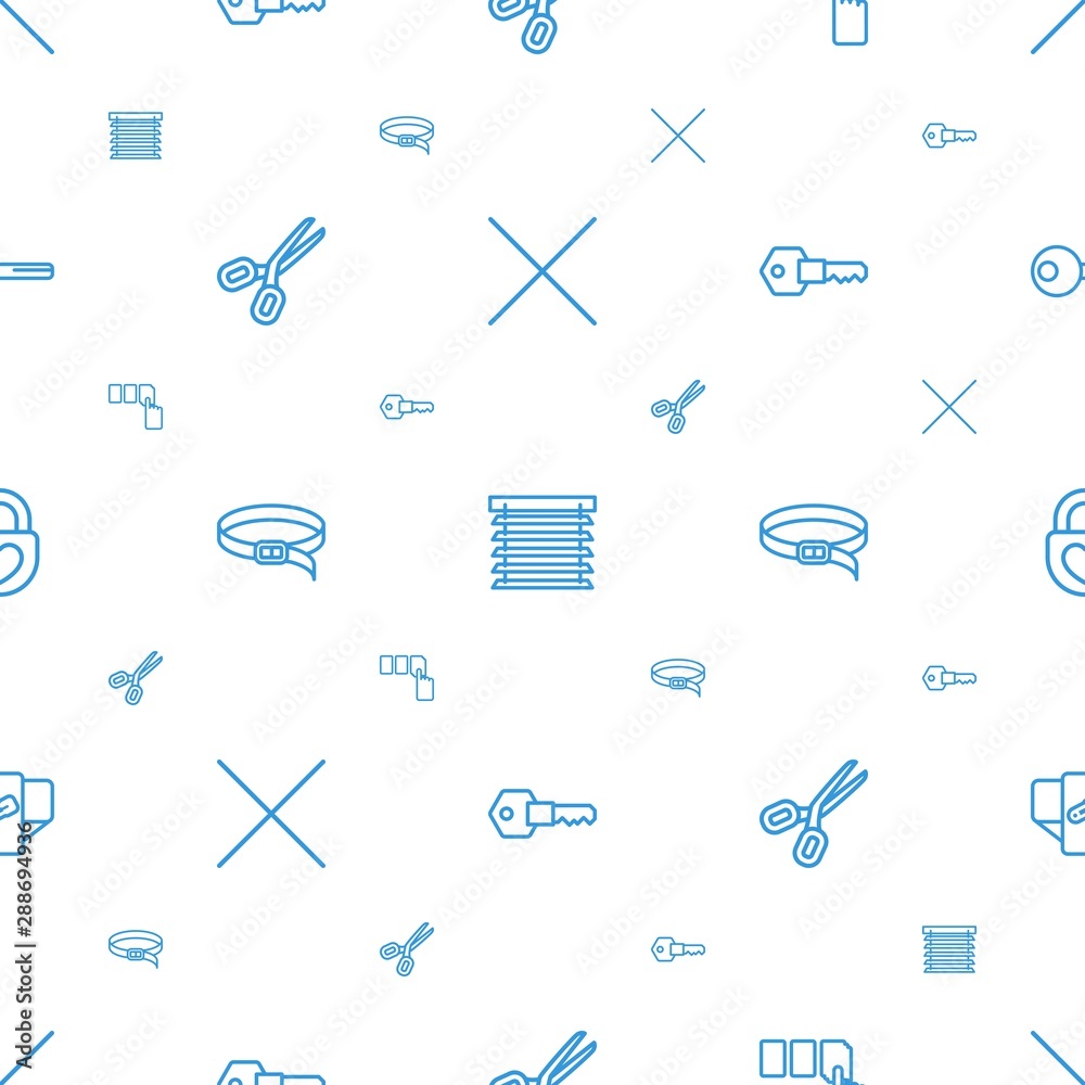 Poster close icons pattern seamless white background