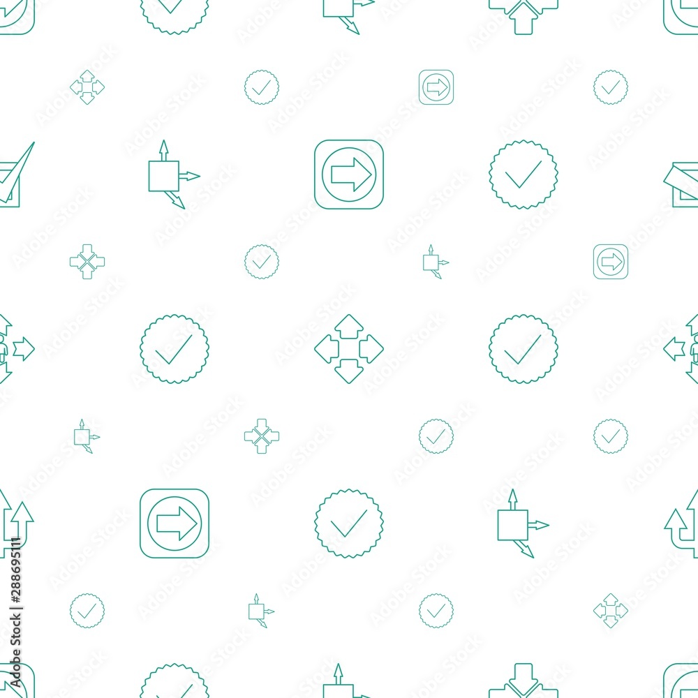 Poster right icons pattern seamless white background