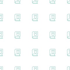 book icon pattern seamless white background