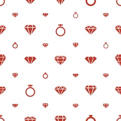 carat icons pattern seamless white background