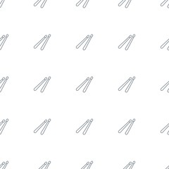 drum stick icon pattern seamless white background