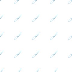 gardening knife icon pattern seamless white background