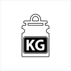 Weight Icon, Weight Kilogram Icon