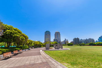 Obraz premium 幕張海浜公園の風景