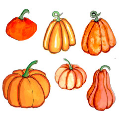 These icons, isolated images will help you arrange a card, invitation or page for Halloween