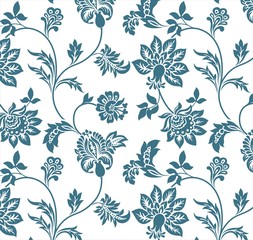 Fototapeta premium wedding card design, paisley floral pattern , India 