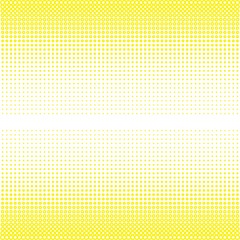 Yellow rings on white background