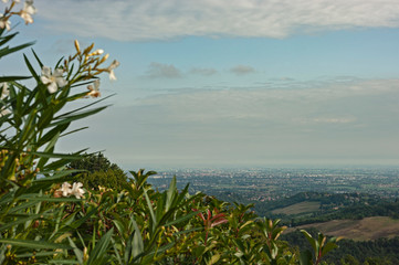 View on Emilia Romagna region, Italy