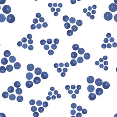 Pattern seamless of triangle is blue