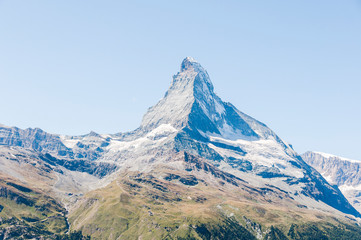 Zermatt, Matterhorn, Wallis, Alpen, Furggsattel, Zmuttgletscher, Gletscher,  Zmutt, Sommer, Schweiz