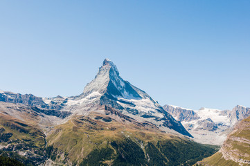 Zermatt, Matterhorn, Wallis, Alpen, Furggsattel, Zmuttgletscher, Gletscher, Furi, Zmutt, Sommer, Schweiz