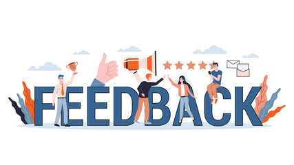 Feedback concept. Idea of a customer rating
