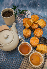 Moon Festival Cakes with Tea
