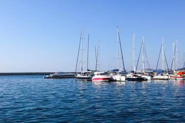 Obraz premium Kavala Port
