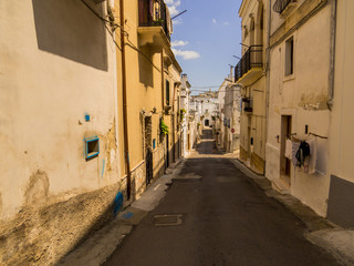 Fototapeta na wymiar Picturesque street in Ginosa, Apulia, south Italy