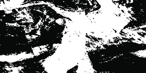 Black and white grunge. Abstract texture of scratch. Worn vintage Board. Vector pattern of dirt and stains
