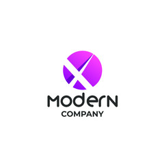 This is a modern logo with contemporary colors