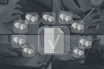 Concept of message content control