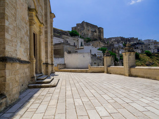 View of the Mother Church (Italian: Chiesa Madre) in Ginosa, Italy