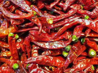 dried chillies background