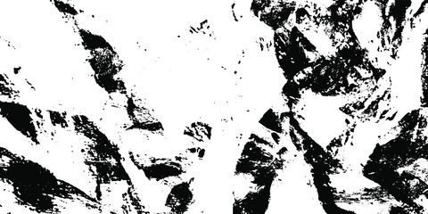 Fototapeta premium Black and white grunge. Abstract texture of scratch. Worn vintage Board. Vector pattern of dirt and stains