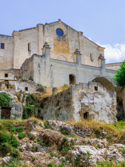 View of the Mother Church (Italian: Chiesa Madre) in Ginosa, Italy