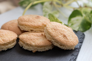 Photo of homemade biscuit cookies