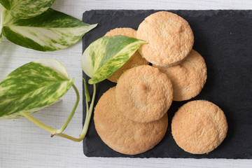 Photo of homemade biscuit cookies