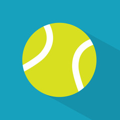 tennis ball icon- vector illustration