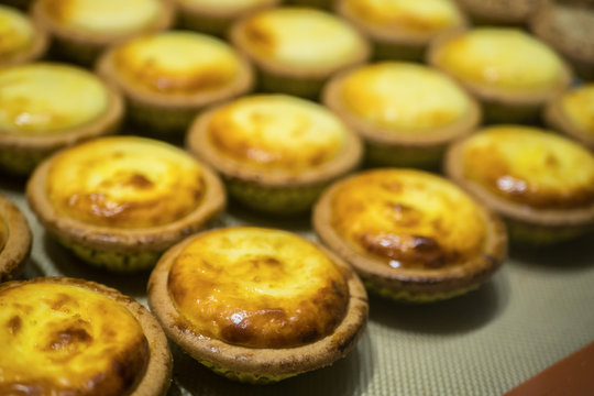 Close-up View Of The Hokkaido Baked Cheese Tart