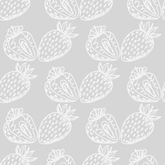 Strawberry seamless pattern berry