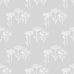 seamless floral pattern with wild flower
