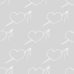 Valentine's Day seamless pattern heart