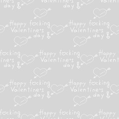 Fototapeta na wymiar Valentine's Day seamless pattern