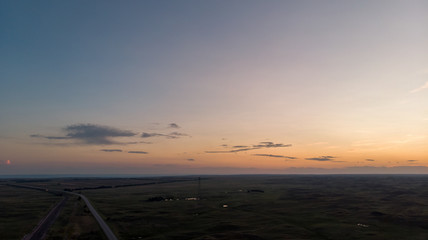 Nebraska landscape drone aerial photographs