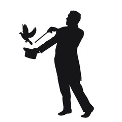 Magician Silhouette