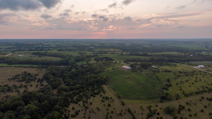 Fototapeta na wymiar Nebraska landscape drone aerial photographs
