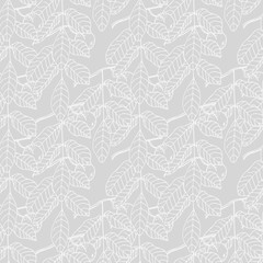 walnut seamless floral pattern hand drawn sketch, nut