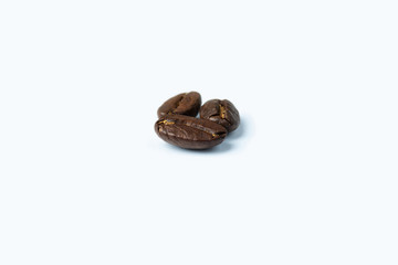 ..coffee beans three background white