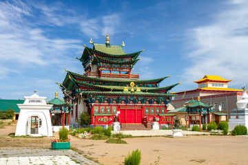 Ivolginsky datsan monastery is the Buddhist Temple located near Ulan-Ude city in Buryatia, Russia.