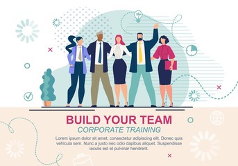 Informative Banner it Written Build Your Team. 